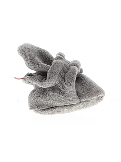 Pre-owned Zutano Babies' Booties In Gray