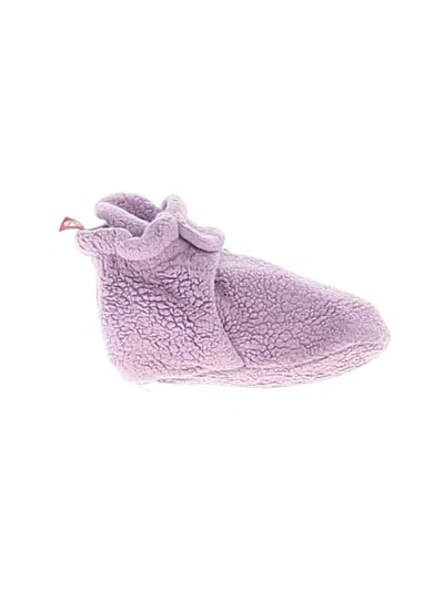 Pre-owned Zutano Kids' Booties In Purple