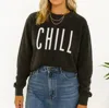 Zutter Chill Sweatshirt In Black In Black