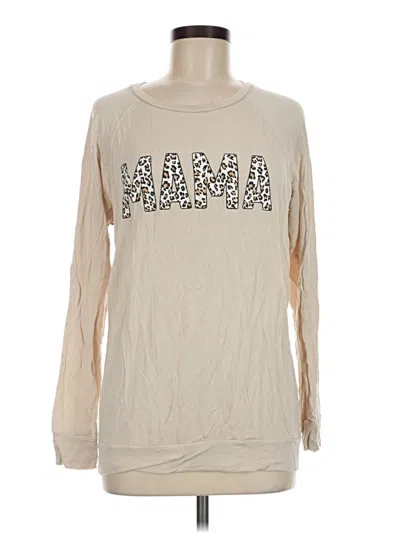 Pre-owned Zutter Long Sleeve T-shirt In Tan