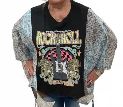Zutter Rock N Roll Graphic Tee In Black