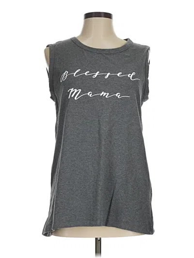 Pre-owned Zutter Sleeveless T-shirt In Gray
