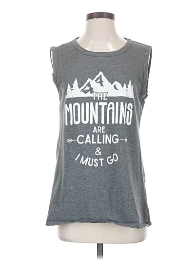 Pre-owned Zutter Sleeveless T-shirt In Gray