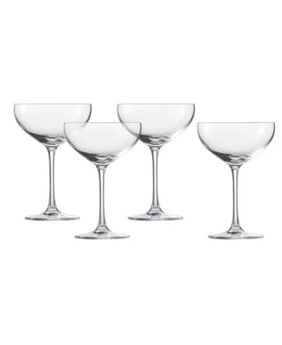 Zwiesel Glas Bar Special Coupe Champagne Glasses, Set Of 4 In Transparent