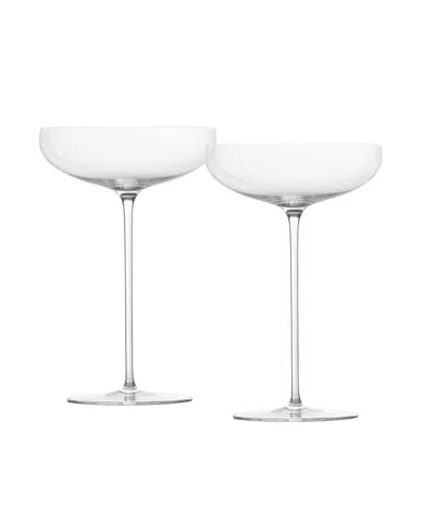Zwiesel Glas Ciero Coupe Martini Glasses, Set Of 2 In Transparent