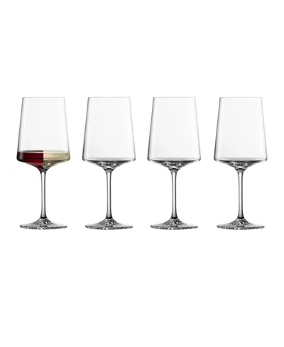 Zwiesel Glas Echo All Purpose Wine Glasses, Set Of 4 In Transparent
