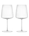 Zwiesel Glas Handmade Simplify Red Wine 25 Oz, Set Of 2 In Clear