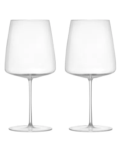 Zwiesel Glas Handmade Simplify Red Wine 25 Oz, Set Of 2 In Clear