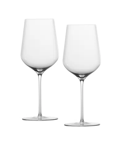 Zwiesel Glas Nektar Handmade Red Wine Glasses, Set Of 2 In Transparent