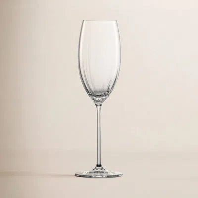 Zwiesel Glas Prizma Champagne 9.7 Oz. Lead Free Crystal Flute In Clear