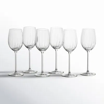 Zwiesel Glas Prizma Riesling 10 Oz. Lead Free Crystal White Wine Glass In Clear