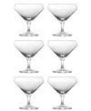 Zwiesel Glas Pure Short Stem Martini 23.3 Oz, Set Of 6 In Clear