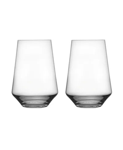 Zwiesel Glas Pure Stemless Wine Tumblers, Set Of 2 In Transparent