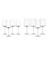 Zwiesel Glas Sensa Red And White Wine Glasses, Set Of 8 In Transparent