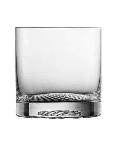 Zwiesel Glas Set Of 4 Echo Crystal Double Old Fashioned Glasses In Blue