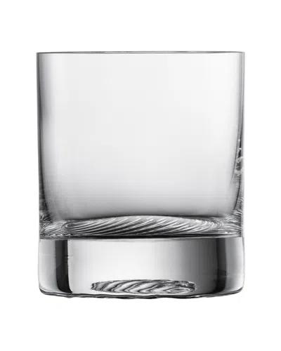 Zwiesel Glas Set Of 4 Echo Crystal Whiskey Glasses In Transparent
