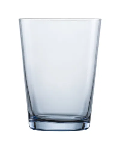 Zwiesel Glas Set Of 4 Together Crystal Glass Blue All Purpose/ Water Glasses