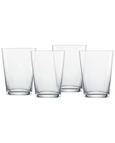 Zwiesel Glas Set Of 4 Together Crystal Glass Clear All Purpose/ Water Glasses In White