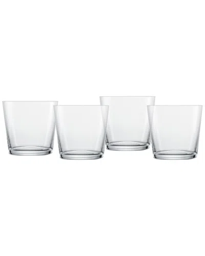 Zwiesel Glas Set Of 4 Together Crystal Glass Dof Glasses In Transparent