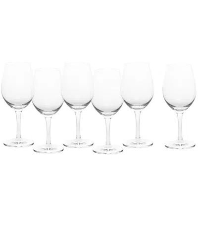 Zwiesel Glas Set Of 6 Banquet 10.1oz White Wine Glasses In Transparent