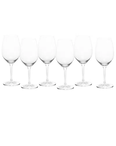 Zwiesel Glas Set Of 6 Banquet 16oz Red Wine Glasses In Transparent