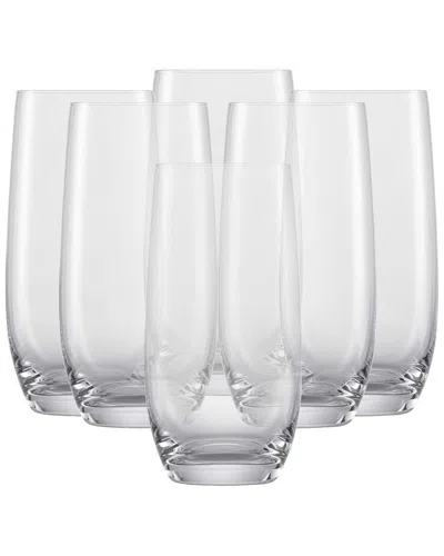 Zwiesel Glas Set Of 6 Banquet 18.2oz Iced Beverage Glasses In Transparent