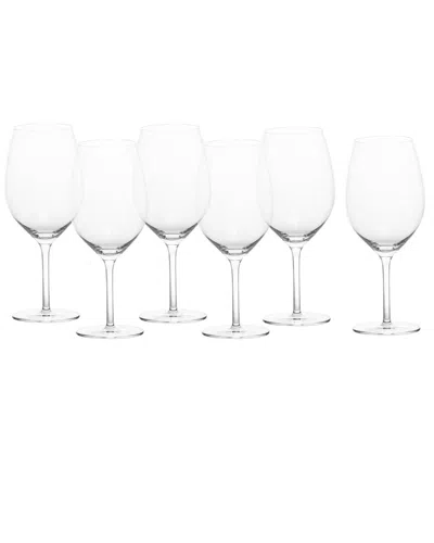 Zwiesel Glas Set Of 6 Banquet 20.5oz Bordeaux Glasses In Transparent