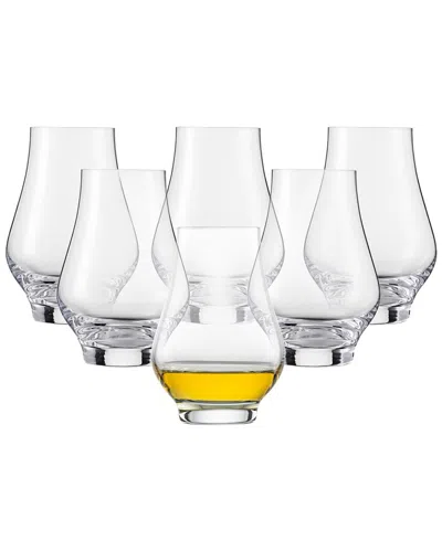 Zwiesel Glas Set Of 6 Bar Special 10.9oz Stemless Whiskey Nosing Glasses In Transparent