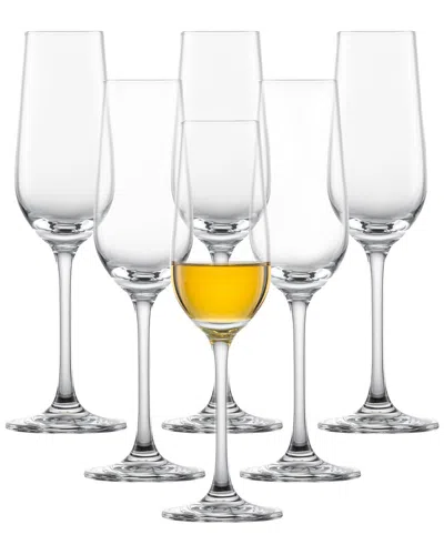Zwiesel Glas Set Of 6 Bar Special 4oz Sherry Glasses In Transparent