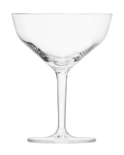 Zwiesel Glas Set Of 6 Basic Bar 7.6oz Contemporary Martini Glasses In Transparent