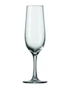 Zwiesel Glas Set Of 6 Congresso 8oz Champagne Flutes In Transparent