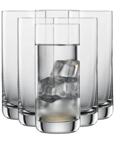 Zwiesel Glas Set Of 6 Convention 12.5oz Iced Beverage Glasses In Transparent
