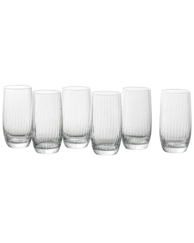 Zwiesel Glas Set Of 6 Fortune 16.9oz Iced Beverage Glasses In Transparent
