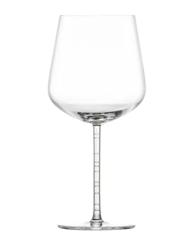 Zwiesel Glas Set Of 6 Journey Crystal Burgundy Glasses In Blue