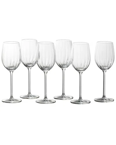 Zwiesel Glas Set Of 6 Prizma 10oz Riesling Glasses In Transparent