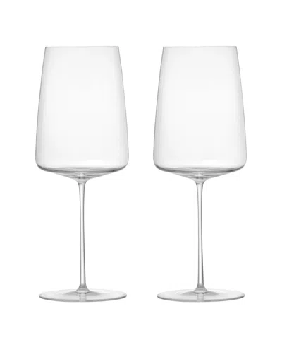 Zwiesel Glas Simplify Bordeaux 23.3 Oz, Set Of 2 In Clear