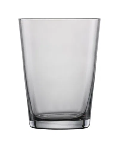 Zwiesel Glas Set Of 4 Together Crystal Glass Graphite All Purpose/ Water  Glasses In Gray