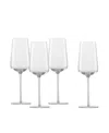 Zwiesel Glas Vervino Champagne Glasses, Set Of 4 In Transparent