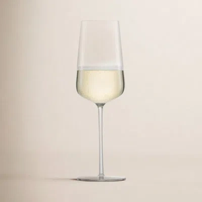 Zwiesel Glas Vervino Champagne Lead Free Crystal Flute In Clear