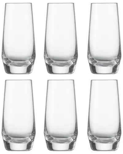 Zwiesel Glas S Pure Tritan Crystal Stemless Champagne Flutes (set Of 6) In Clear