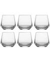 Zwiesel Glas S Pure Tritan Crystal Whiskey Glasses (set Of 6) In Clear