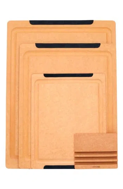 Zwilling 4-piece Cutting Board Set In Brown