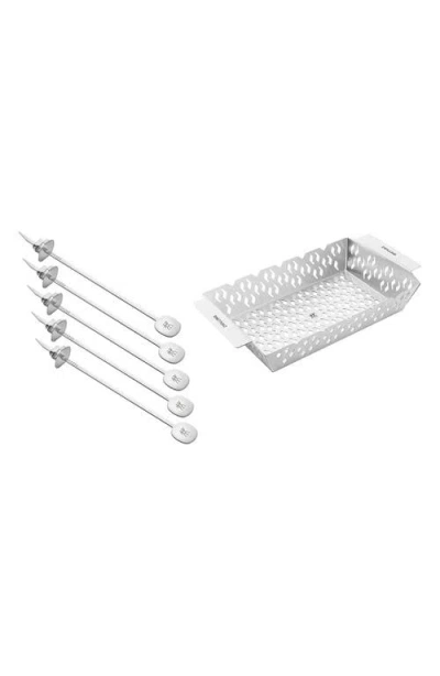 Zwilling 6-piece Barbecue Skewers & Basket Set