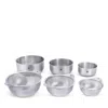 Zwilling 6 Piece Stainless Steel Nesting Bowls And Table Strainers Set In Silver