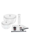 Zwilling 7-piece Glass Fresh & Save Set In White