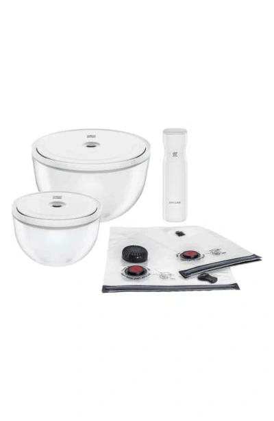 Zwilling 7-piece Glass Fresh & Save Set In White
