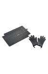 Zwilling Barbecue 3-piece Mat & Gloves Set