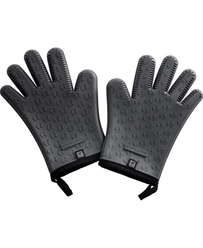 Zwilling Bbq Silicone Gloves In Black