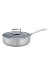 Zwilling Clad Cfx 3-quart Nonstick Sauté Pan In Stainless Steel