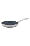 Zwilling Clad Cfx 8-inch Stainless Steel Ceramic Nonstick Fry Pan In Silver